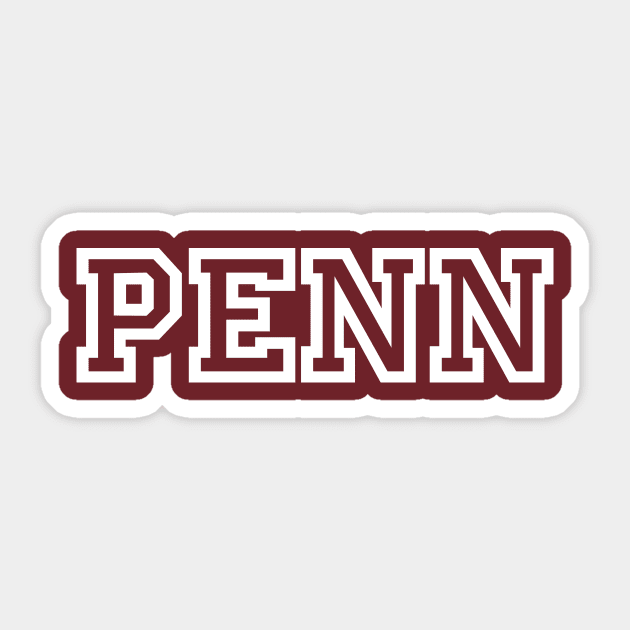 PENN Sticker by TheAllGoodCompany